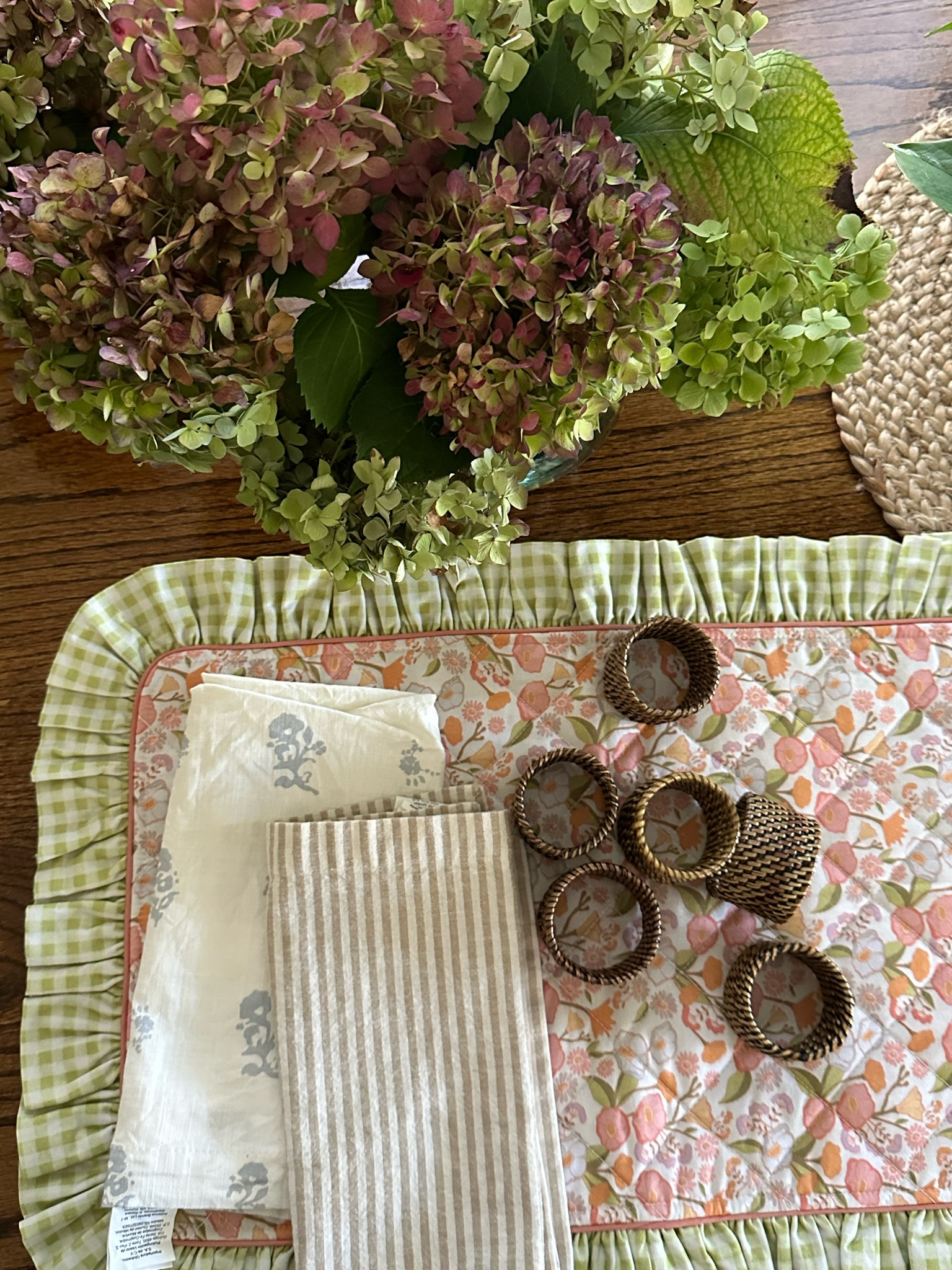 Tablescape inspo — placemats are Maude and May!

#LTKHome