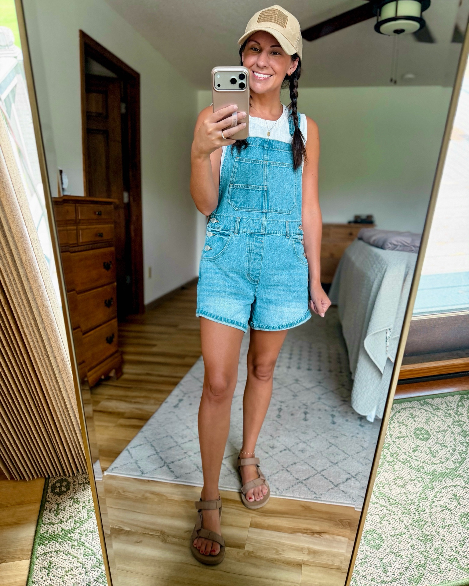 xs in my linen tank, xs in my denim overalls and 6 in my teva sandals 🤍

#LTKPetite #LTKgrwm #LTKootd