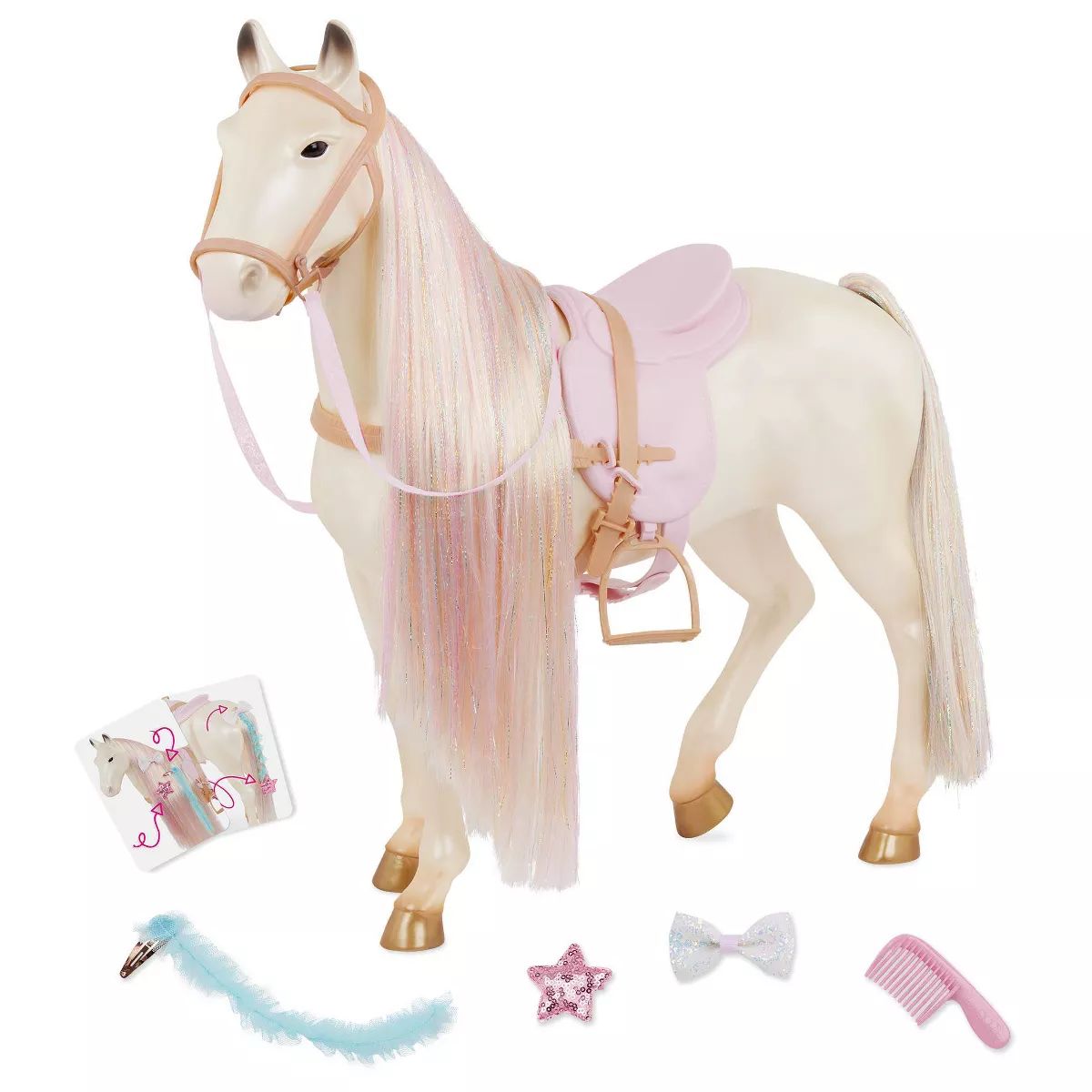 Our Generation Enchanting Horse & Hair Play Accessory Set for 18" Dolls | Target