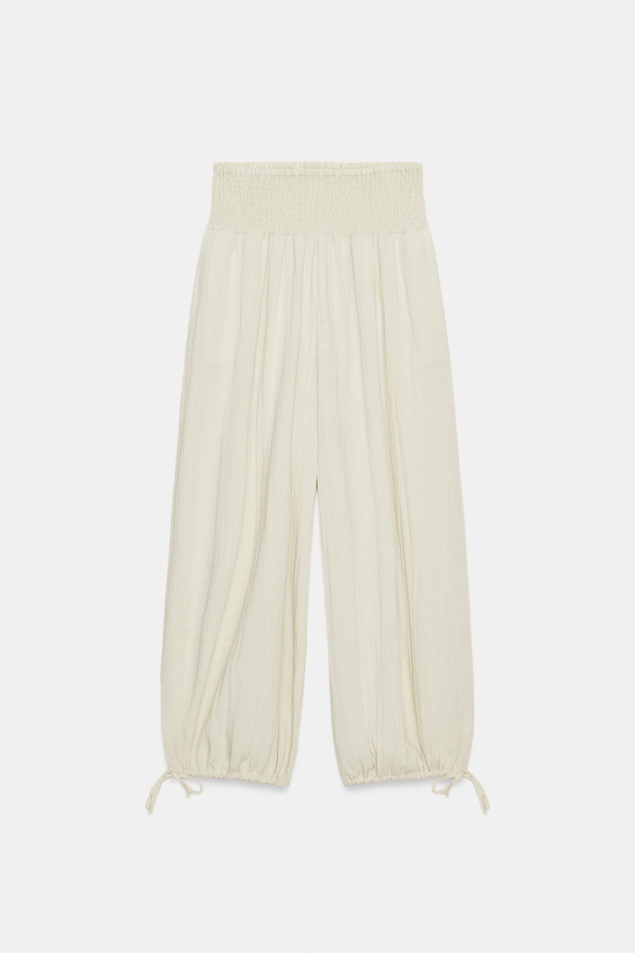 TROUSERS WITH ELASTIC WAIST | Zara US