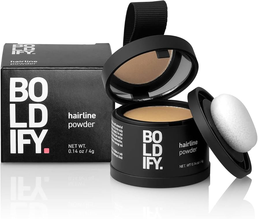 BOLDIFY Hairline Powder Instantly Conceals Hair Loss, Root Touch Up Hair Powder, Hair Toppers for... | Amazon (US)
