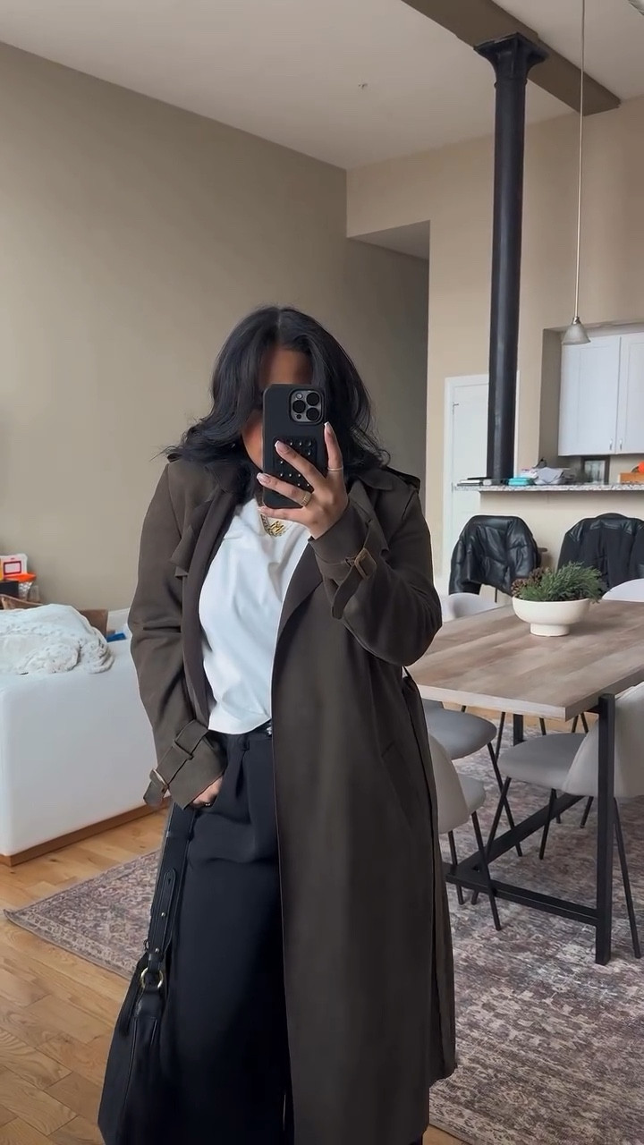 Should we make this a series? 🤔 the key is to make your style practical for your lifestyle rather than compromising it. Do you agree?

Simple elevated casual outfit for busy moms. The trench coat was thrifted but linked similar ones. 

Casual outfit, elevated casual, midsize style, mom outfit ideas. 

#LTKStyleTip #LTKMidsize