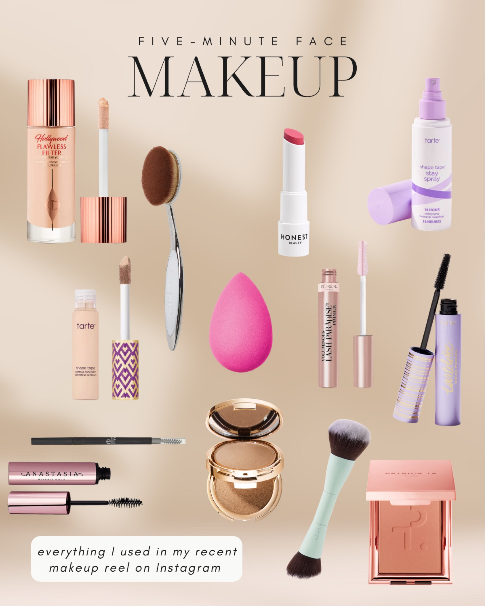 All the products I use for my quick makeup routine. 
Shades/colors I use:
CT Flawless Filter - 2 Light
Concealer - 12N Fair Neutral
Contour Pot - Medium Shadow
Blush - She’s Passionate 
Lip Balm - Summer Melon 

Save 15% on Tarte products with code LAURENBOWN15 

#LTKunder50 #LTKbeauty