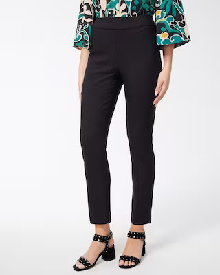 Brigitte Reptile Jacquard Ankle Pants | Chico's