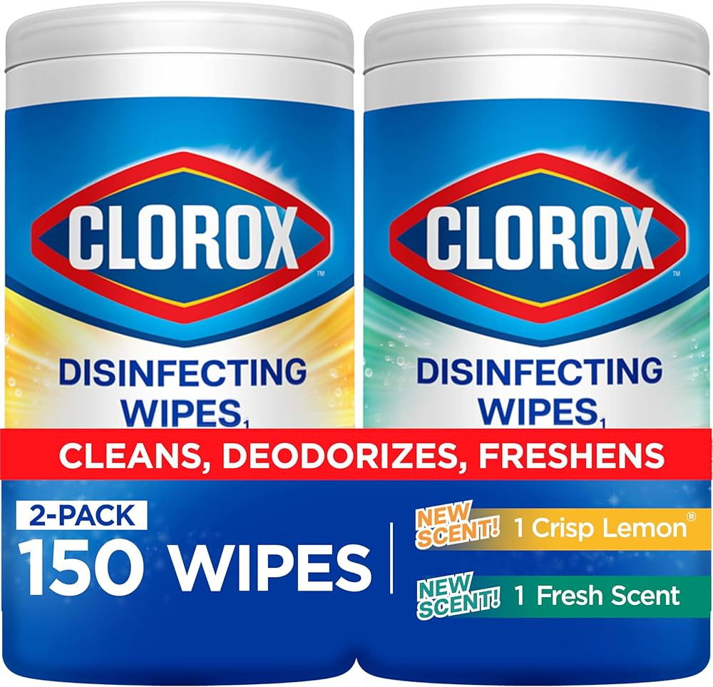 Clorox Disinfecting Cleaning Wipes Variety Pack, 75 Count Each, Pack of 2 (Package May Vary) | Amazon (US)