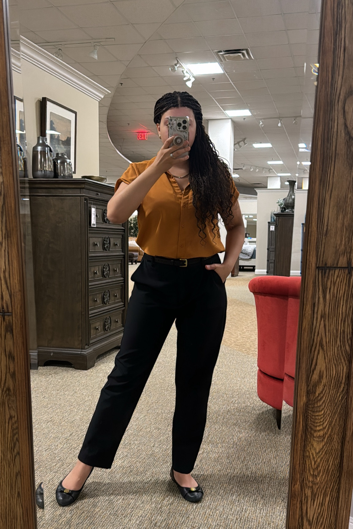 Workwear OOTD. Shirt from SHEIN wearing a size medium and pants from Express wearing a size 8  

#LTKStyleTip #LTKFindsUnder100 #LTKWorkwear