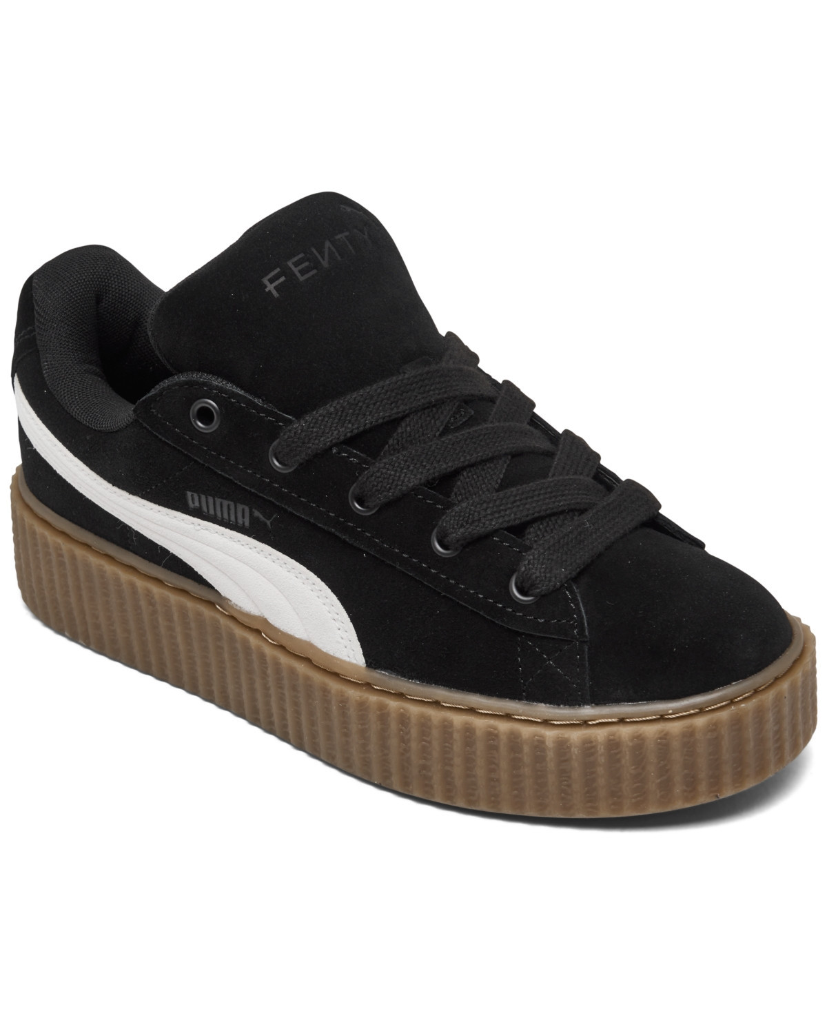 Fenty X Puma Women's Creeper Phatty Casual Sneakers from Finish Line - Puma Black, Warm White, Gum | Macy's