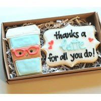 Thanks A Latte For All You Do Teacher Nurse Appreciation Sugar Cookies | Etsy (US)