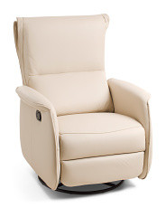 41.5in Leather Chantal Swivel Glider Recliner | Chairs & Seating | Marshalls | Marshalls