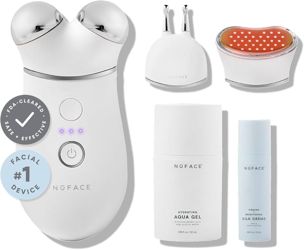 NuFACE Trinity+ Microcurrent Facial Device, Wrinkle Reducer + Effective Lip & Eye Attachment - FD... | Amazon (US)