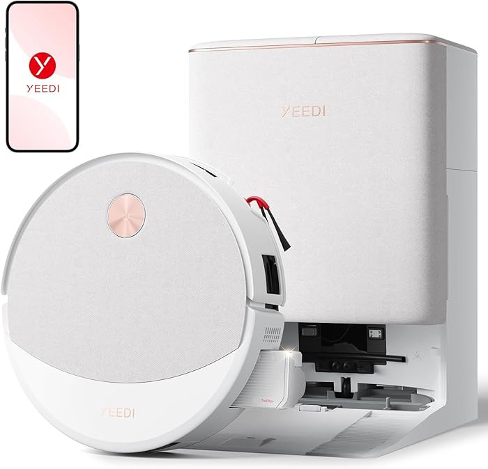 Yeedi M16 Infinity Robot Vacuum and Mop, 30000Pa Suction, Self-Cleaning Roller Mop, ZeroTangle 4.... | Amazon (US)