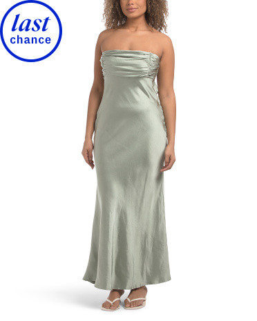 Moon Song Strapless Laced Back Dress | Juniors | Marshalls | Marshalls