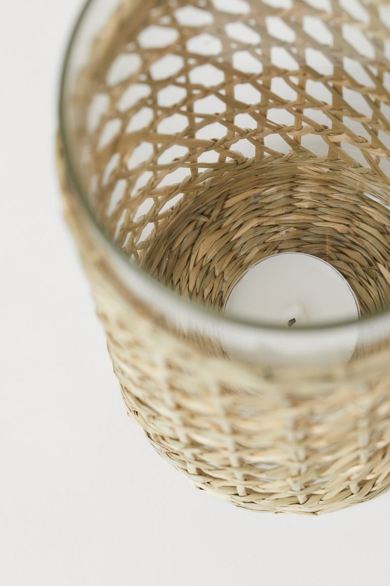 Seagrass Candle Lantern | H&M (US)