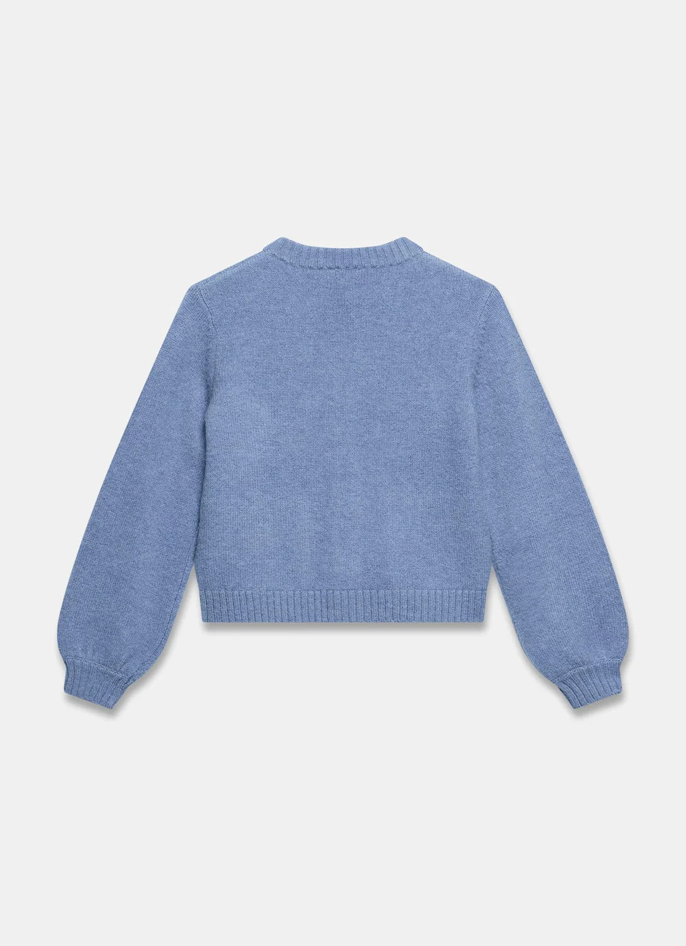 Blue Wool Blend Pocket Detail Cardigan | Mint Velvet