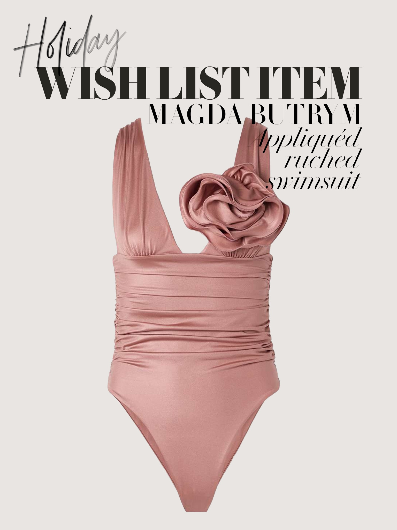 Beauty for the beach 👙👙
Magda Butrym swimsuit | Rose applique swimming costume | Chic swimwear | Designer beach outfit | Light pink | Ruched | Holiday outfits 

#LTKeurope #LTKswimwear #LTKsummer