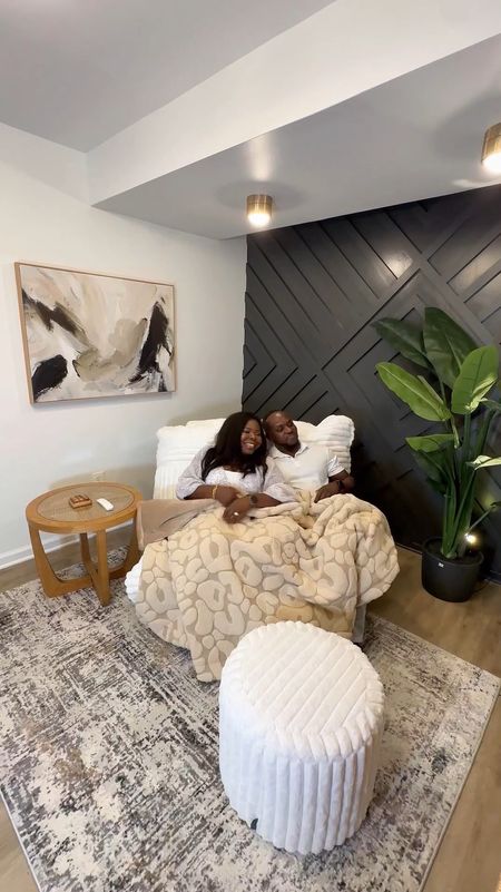 Let's decorate a moody & cozy den/lounge space! All items linked below ⬇️ We created this room when we did hubby’s office space last year, we spilt his old office space to create these 2 beautiful areas. We decorated it as a Father’s Day gift and he loves it ☺️ and I like that we both can enjoy the space 😅. 

I think it compliments his office space so well. What do you think? I still need to add a few things in here but so far so good! #beforeandafter #interiordesign #homedecor 

#LTKSummerSales #LTKHome