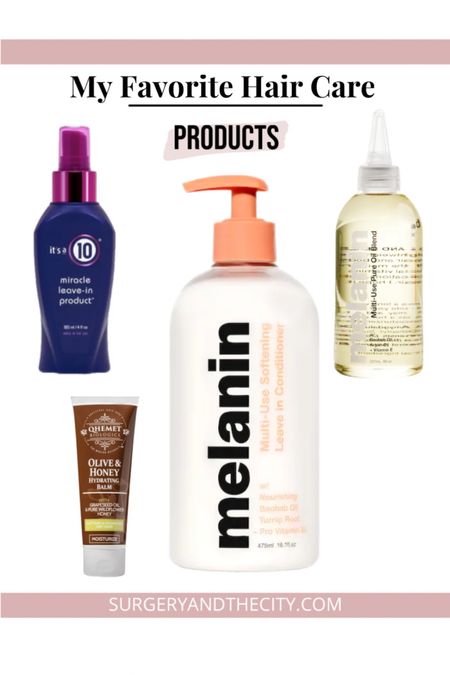 My favorite hair care products 
Natural hair care
Melanin hair care

#LTKbeauty