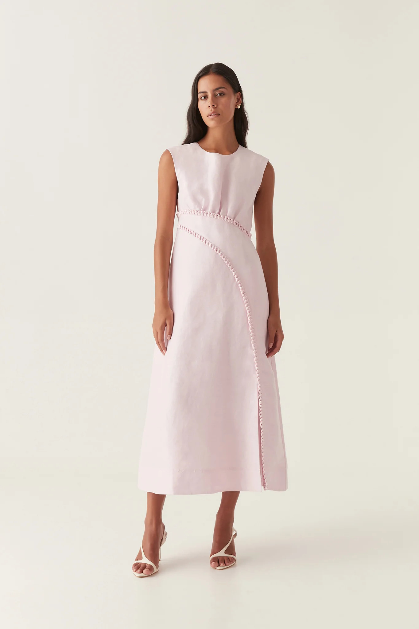 Asta Whipstitch Midi Dress | aje. (US, UK, Europe, ROW)