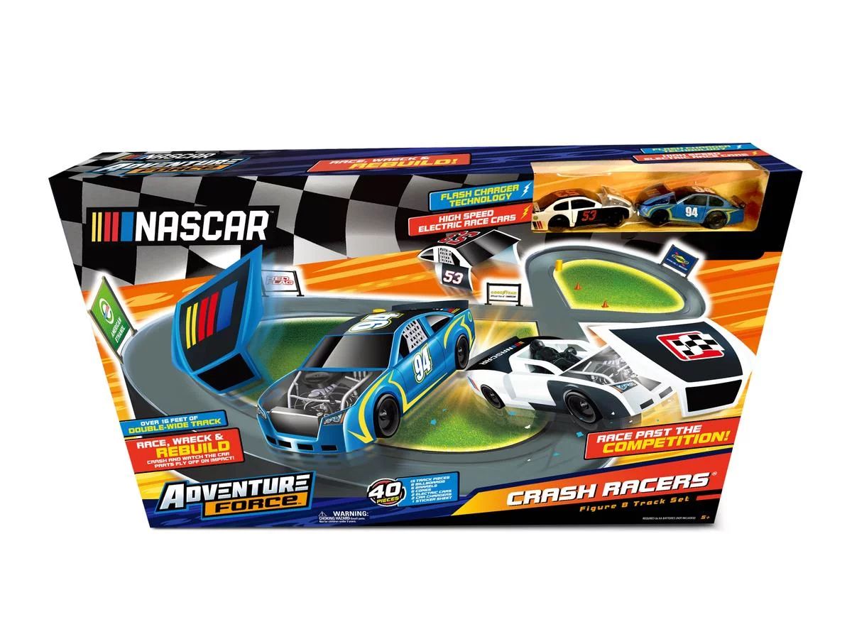 Adventure Force Crash Racers Figure 8 Circuit, Motorized Vehicle Playset, Children Ages 5+ | Walmart (US)