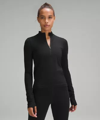Merino Wool-Blend Base Layer Half Zip | lululemon UK