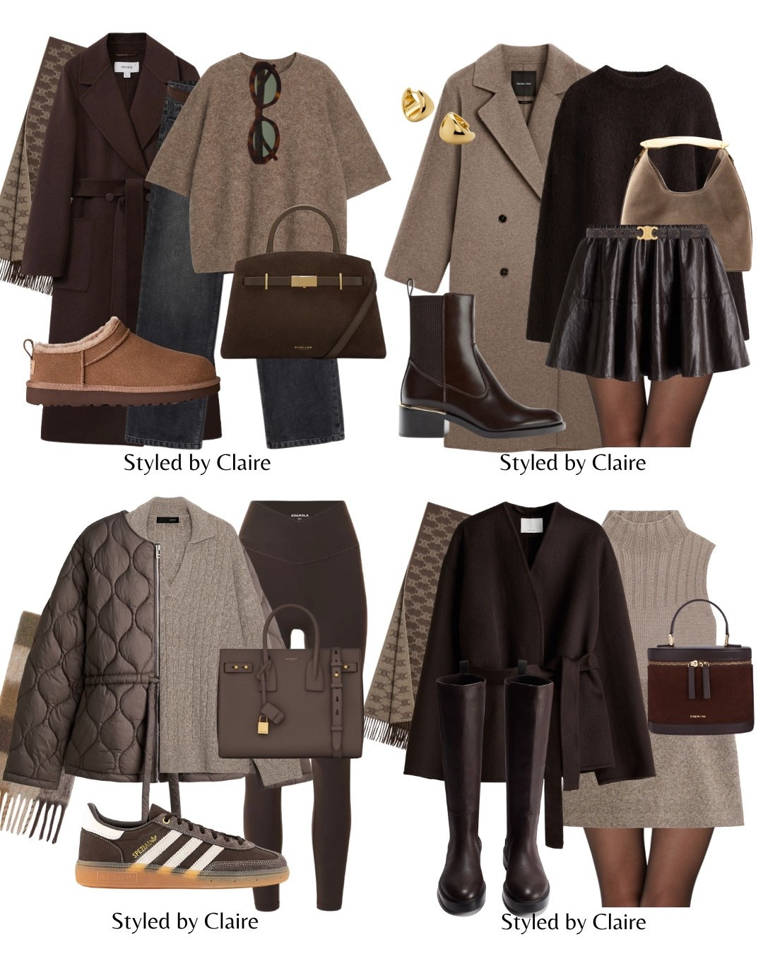 Chocolate & Taupe PT2🍫
Tags: oversized tie belt wool brown coat Reiss H&M Ugg Rocky oak micro boot alpaca knit top grey jeans scarf demellier Hudson tote massimo dutti beige cashmere faux leather skirt Elleme suede bag mohair Chelsea adidas leggings quilted jacket Zara turtleneck cos paris64

#LTKautumn #LTKstyletip #LTKbag