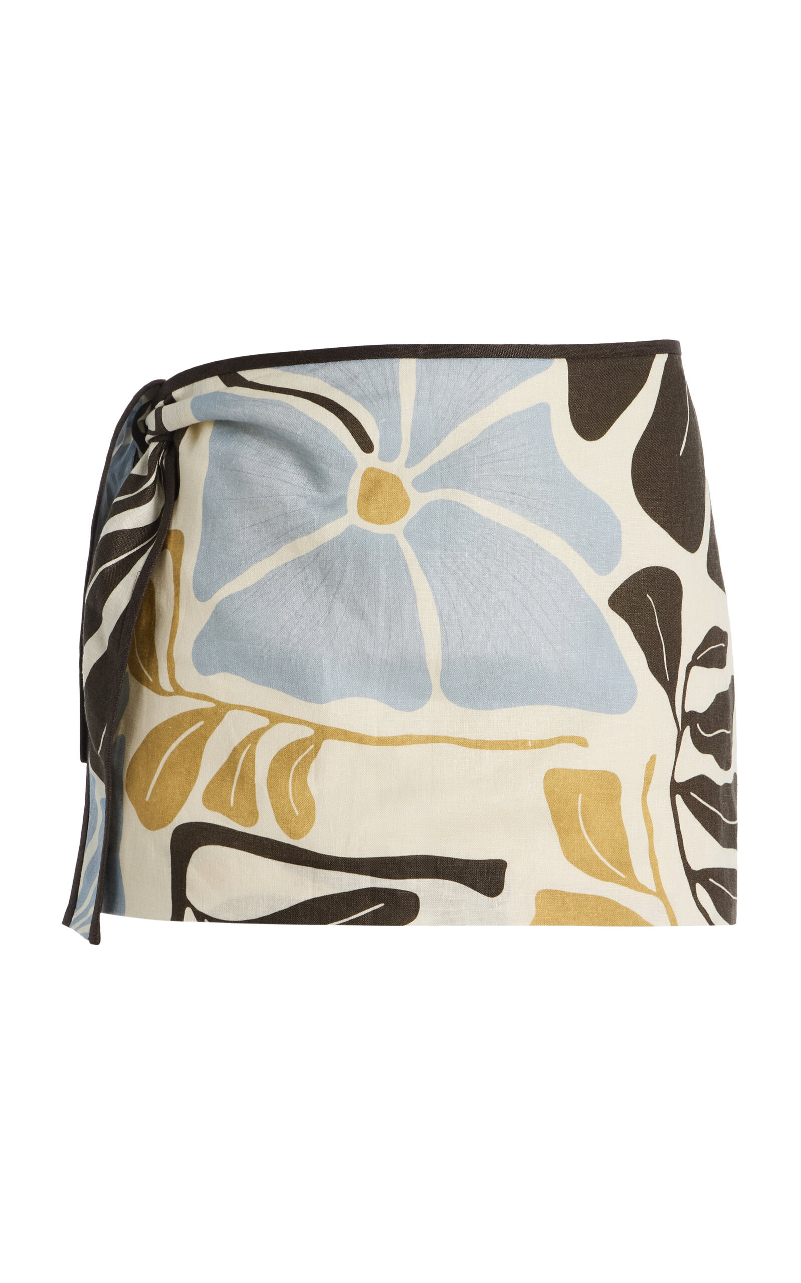 SIR. Lola Tie-Detailed Linen Mini Skirt - Moda Operandi | Moda Operandi (Global)