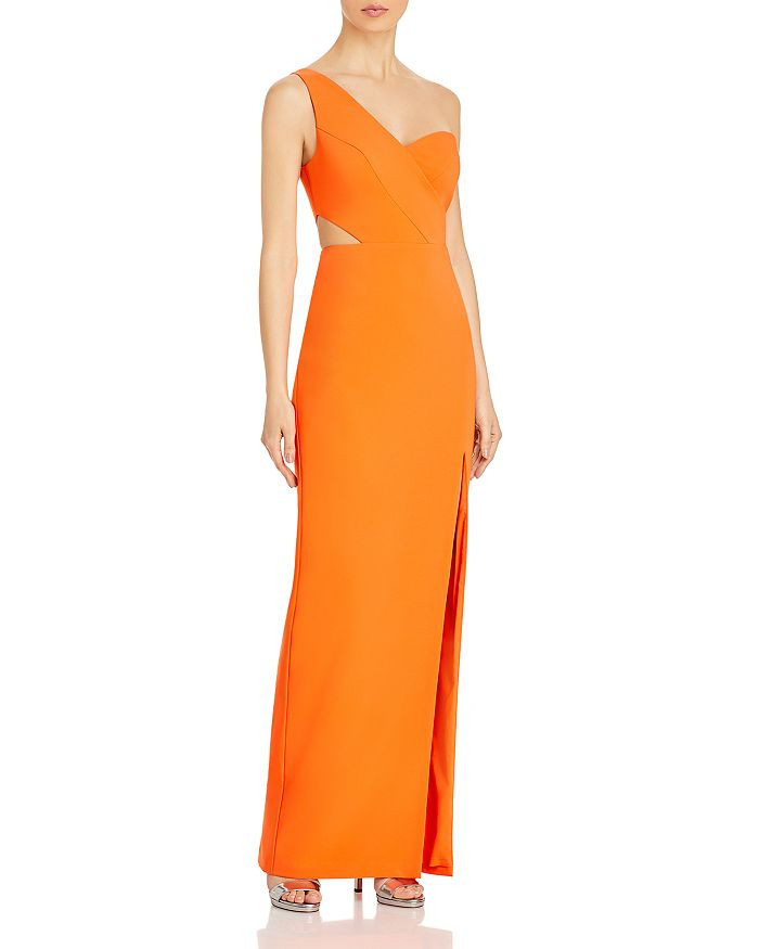 Asymmetrical Cutout Column Gown | Bloomingdale's (US)