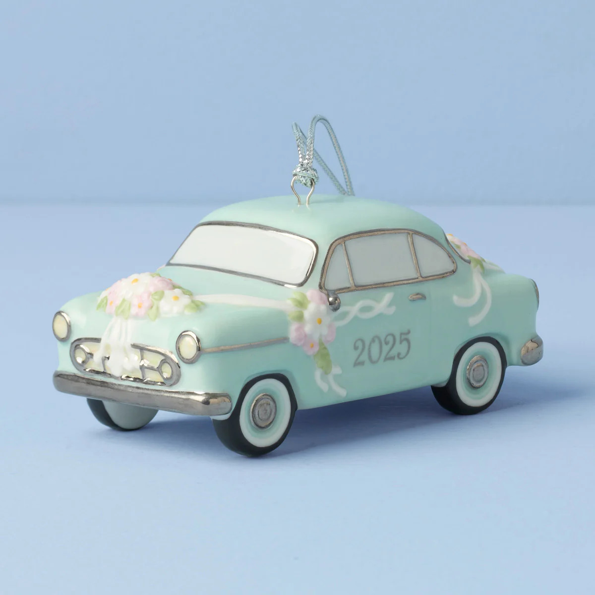 2025 Just Married Vintage Car Ornament | Lenox