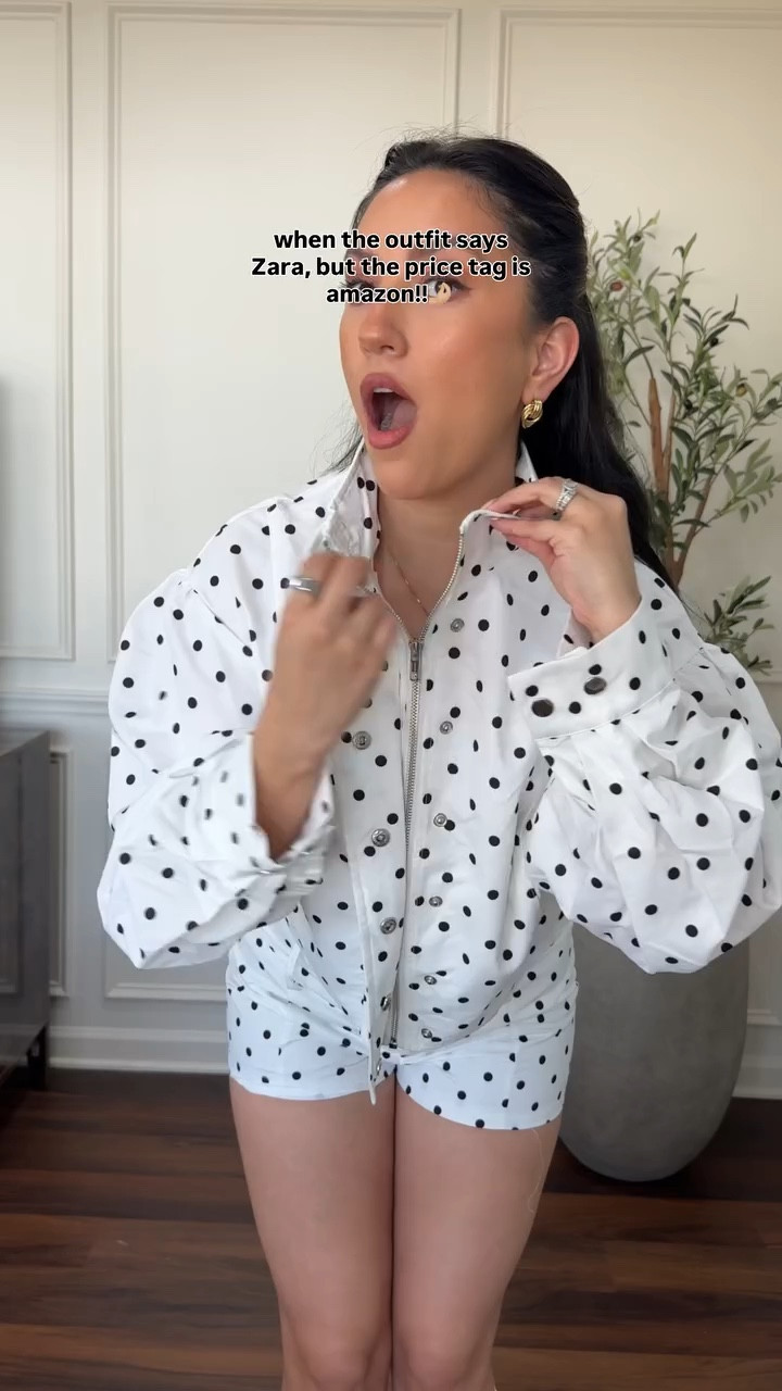 Polka dot matching set 

I think this is my favorite set ever!!! Looks exactly like a set I wanted from Zara

Polka dot outfit | spring outfits | summer outfit ideas | matching set | micro shorts | Zara outfits

#LTKootd #LTKPetite