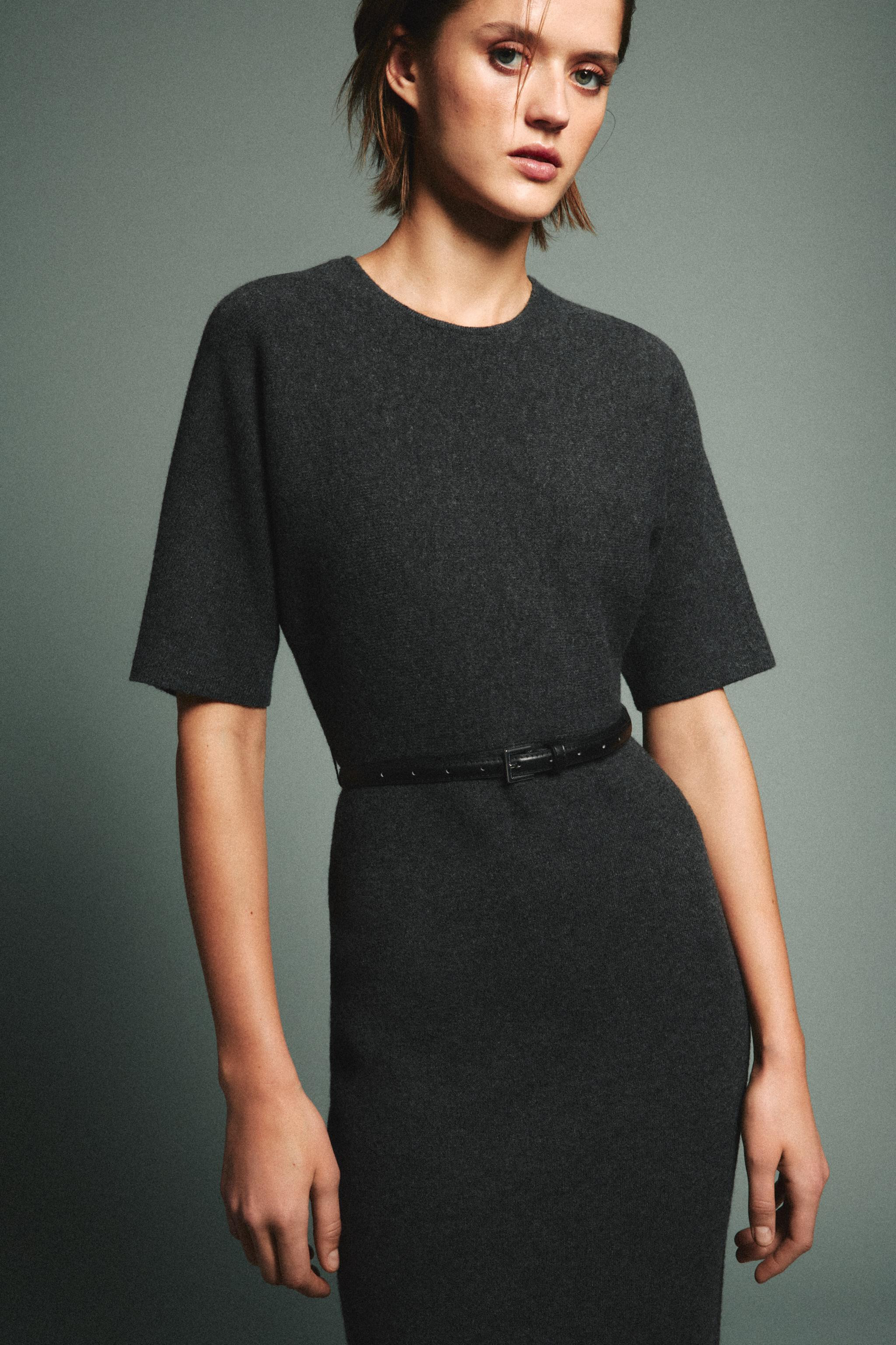 BELTED MIDI DRESS | Zara US