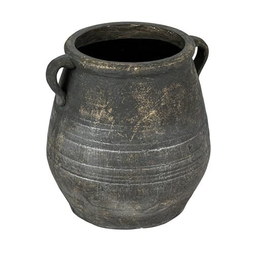 Creative Co-Op Whitewashed Terra-Cotta Urn, Grey | Amazon (US)