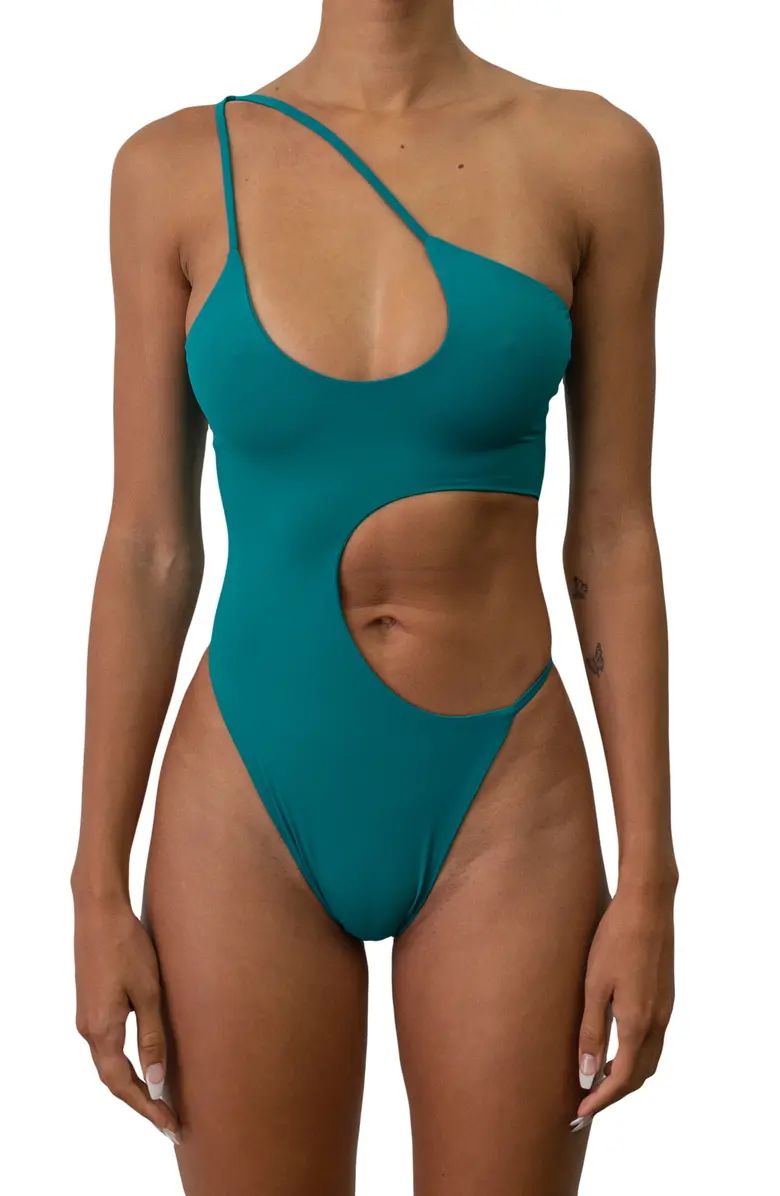 RIOT SWIM Blaise Asymmetric One-Piece Swimsuit | Nordstrom | Nordstrom