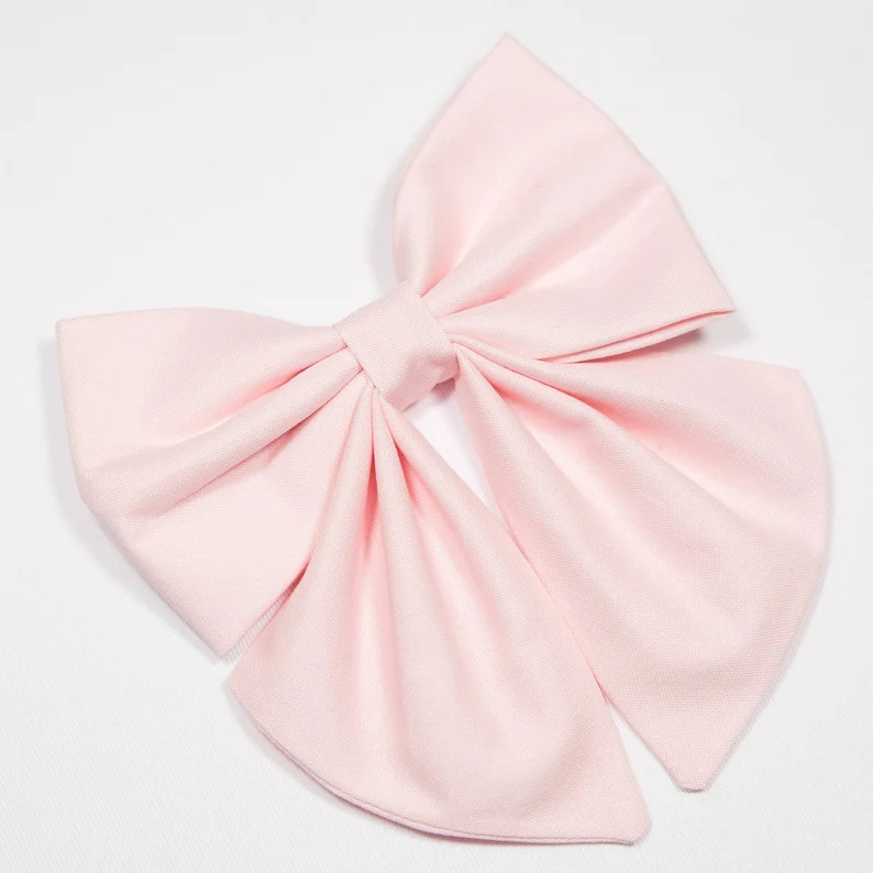 Light Pink Sailor Bow, Dog Bow, Pet Bow, Dog Accessories, Pet Accessories, - Etsy | Etsy (US)