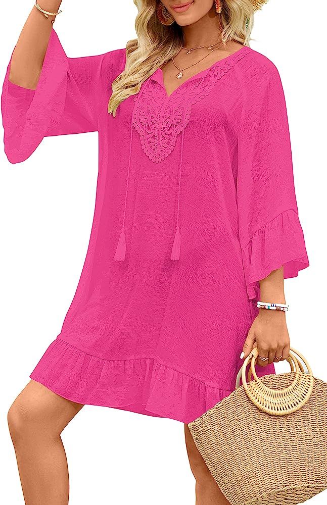 Pink Swimsuit Coverup | Amazon (US)