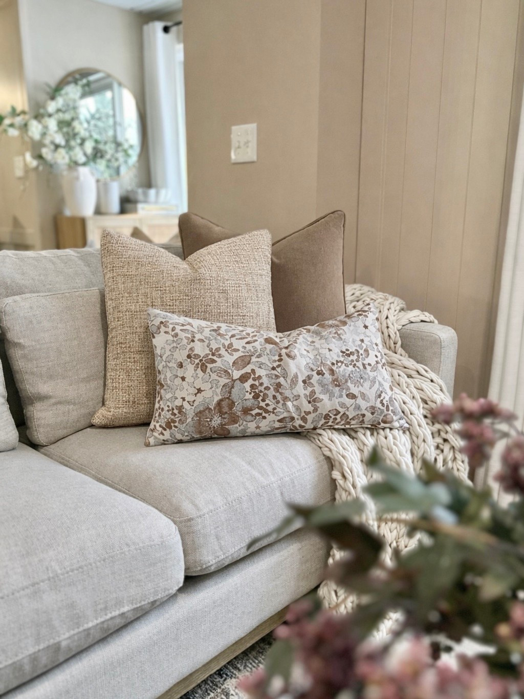 Amazon Budget-Friendly Neutral Pillow Covers That Look Designer

Follow @farmtotablecreations on Instagram for more home finds and styling ideas 🤍

This is one of my favorite pillow combinations because it looks so elevated but is actually super budget-friendly. A textured woven pillow anchors the look, the subtle stripe adds structure, and the botanical print softens everything and ties it all together. It’s the easiest way to refresh your sofa without buying all new decor—and most of these styles are under $30 on Amazon.

#pillowcovers #pillows #neutraldecor #livingroomdecor #amazonhome

pillow covers | neutral pillows | couch styling | living room pillows | botanical pillow | striped pillow | woven pillow | budget home decor | amazon home finds | pillow styling | throw pillows | neutral living room | affordable decor | home styling ideas | couch decor | layered pillows | designer look for less | living room update | soft neutrals | home decor finds | decorative pillows | modern classic decor | cozy home | neutral tones | budget friendly decor

#LTKSaleAlert #LTKHome

#LTKSaleAlert #LTKHome
