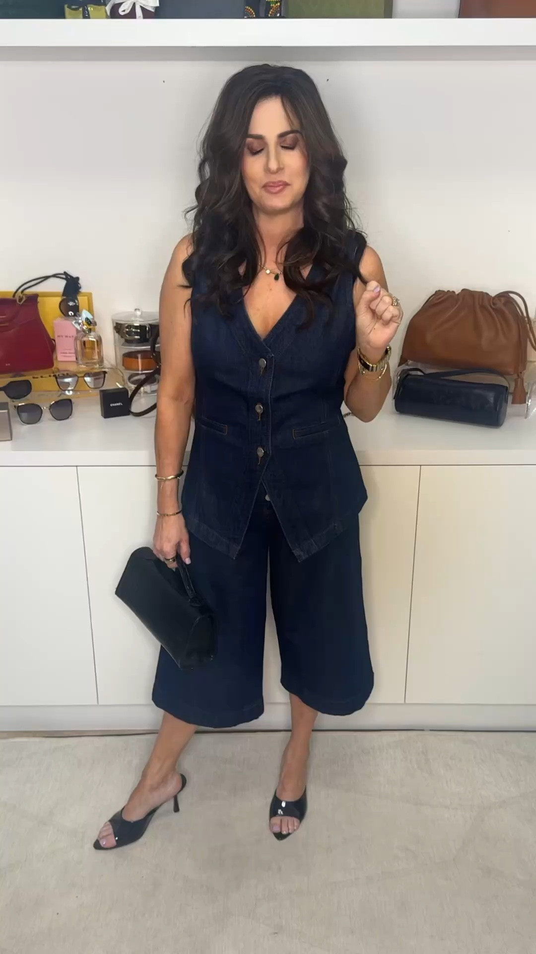 Style me Saturday. I am in total love with this look ! Gaucho jeans are 26p and vest is a sm. #saturdaystyle #gauchojeans #howtostylegauchojeans 

#LTKOver40 #LTKgrwm #LTKSaleAlert