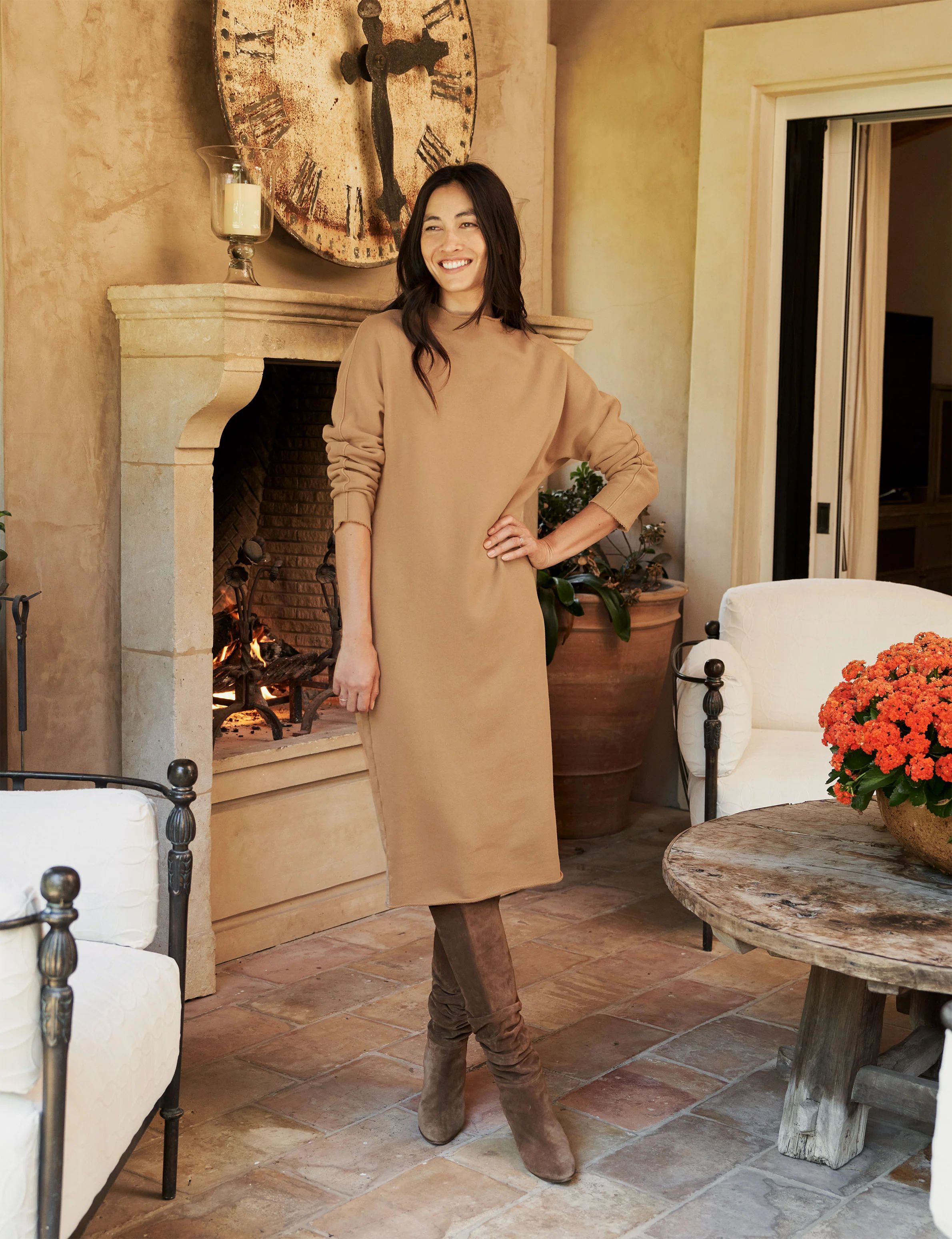 ISABELLE Camel, Triple Fleece | Frank & Eileen