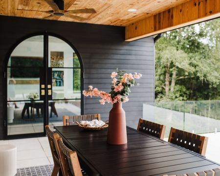 It’s an outdoor dinner kind of Friday!

#outdoorliving #outdoorfurniture #patiofurniture #studiomcgee #clayvases #magnoliavases #fauxplumblossoms #summer #falldecor #outdoordecor #outdoortable #coveredporch #archdoors #emtek 

#LTKhome #LTKtravel #LTKSeasonal