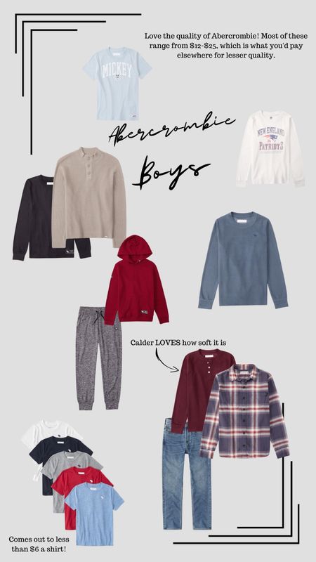 Big fan of Abercrombie Kids! My kid style is minimalistic, but stylish- so these fit the bill nicely.
All things we have and love, or that will be under the tree

#LTKkids #LTKsalealert #LTKfamily