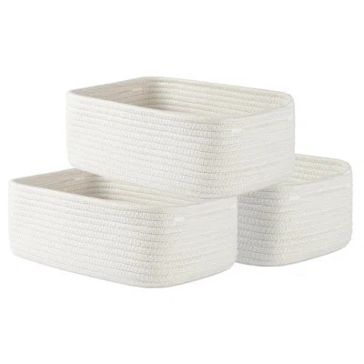 Small Woven Basket, 12 X 8 X 4.5 Inches, Storage Basket For Organizing, Cute Small Rope Shelf Closet Cube Storage Bins Baskets For Shelves, Dog Toy Gi | Wayfair North America