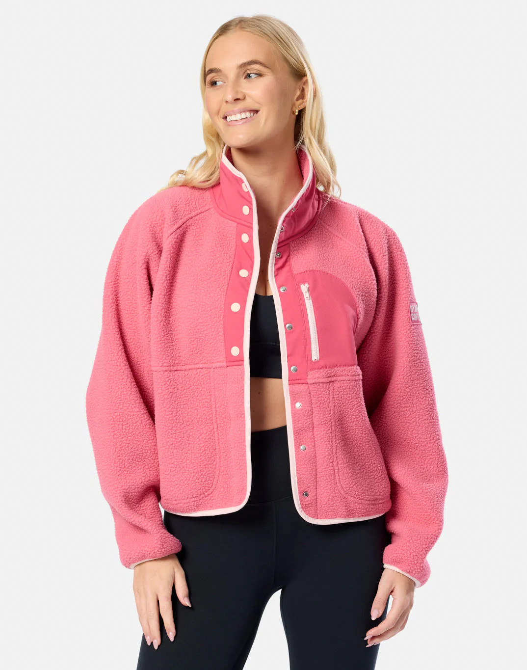 Horizon Layer Up Jacket in Blush | Gym + Coffee UK & IE - Accelerate - UK