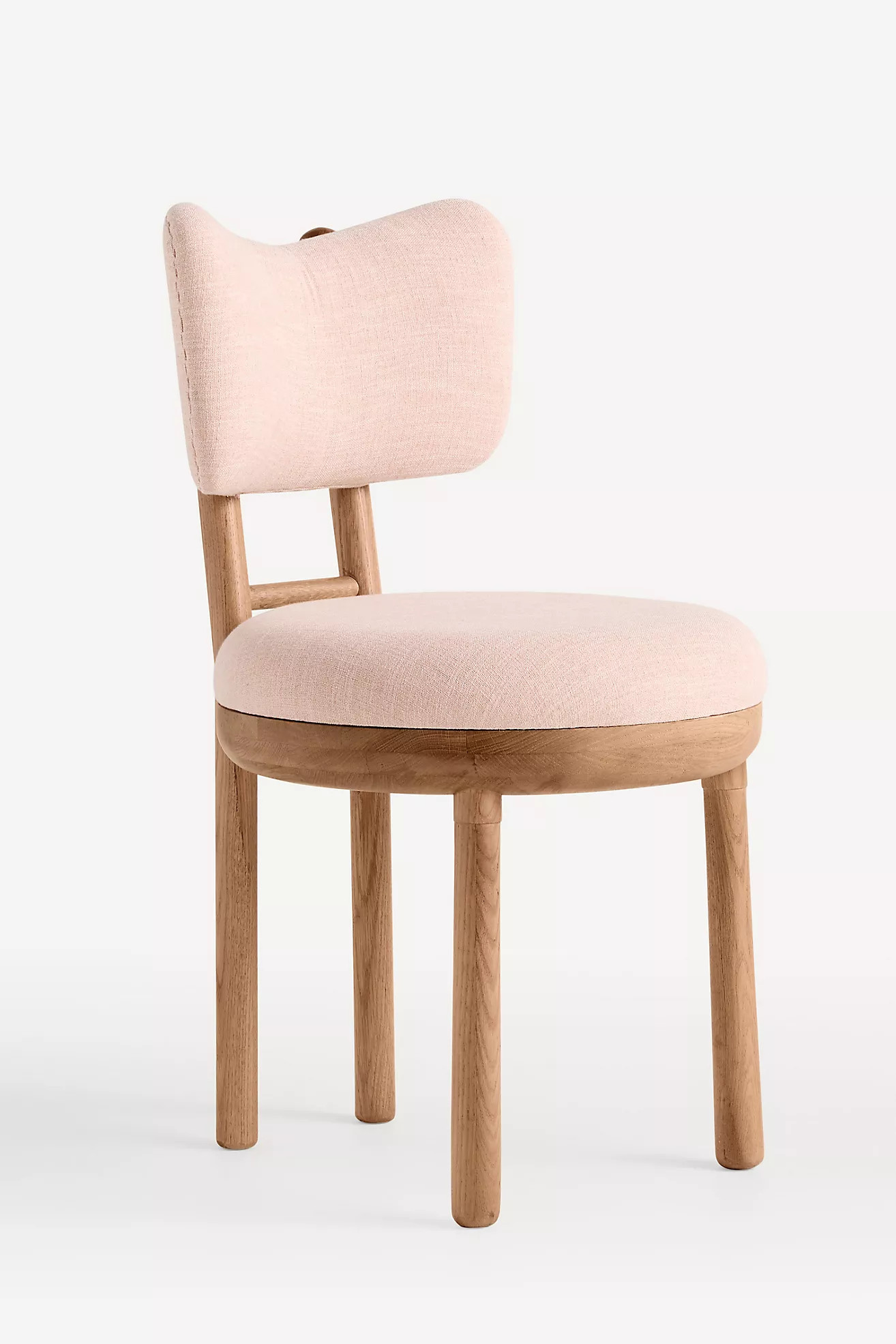 Irie Linen Light Walnut Dining Chair | Anthropologie (US)