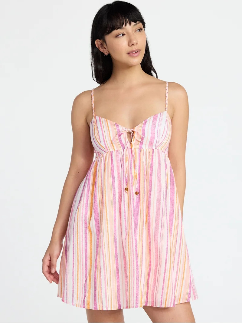 No Boundaries Cami A Line Dress, Women's XXS-XXL | Walmart (US)