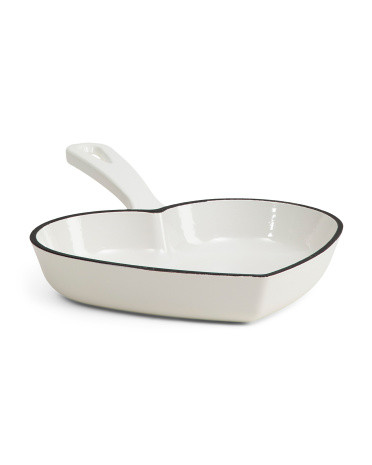 9in Cast Iron Heart Fry Pan | TJ Maxx