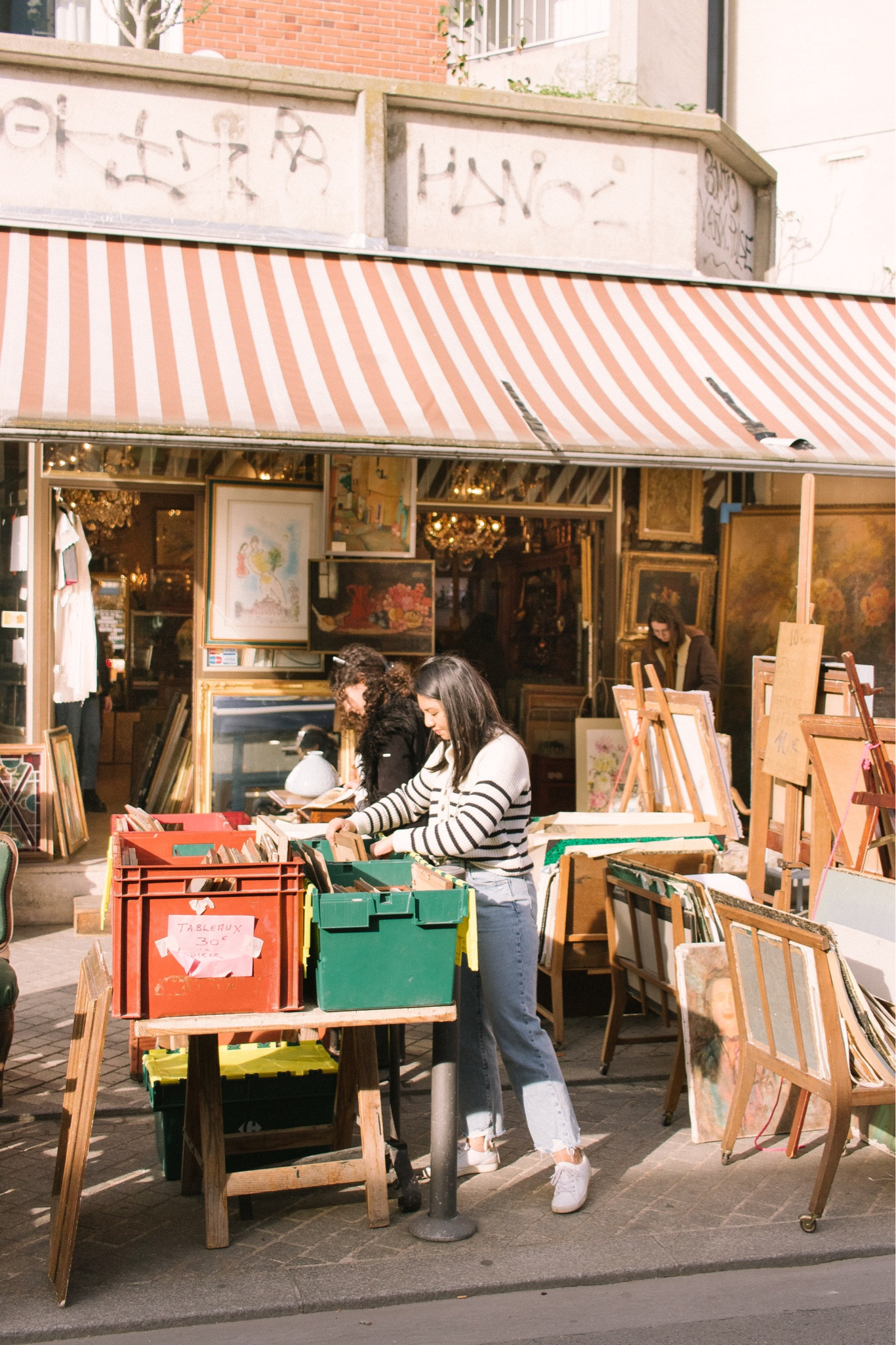 Chunky knit sweater - stripe sweater by sezane fits true to size. Paired it with ankle length jeans - straight leg jeans with frayed hem. Fits true to size. 

#LTKeurope #LTKstyletip #LTKSeasonal