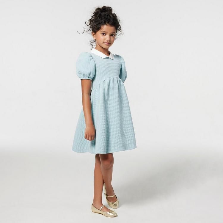 Quilted Puff Sleeve Dress | Janie and Jack