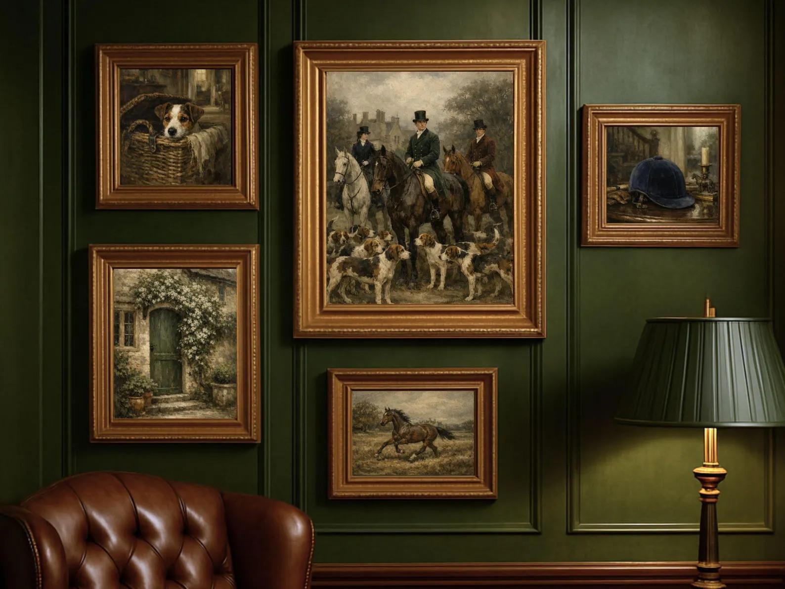 Equestrian Art Prints, Ralph Lauren Style, Country House Decor, Horse Painting (Download + Print ... | Etsy (Global)
