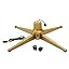 Home Heritage Electric Metal Rotating Christmas Tree Stand for 7 Foot Christmas Trees with Pole A... | Amazon (US)