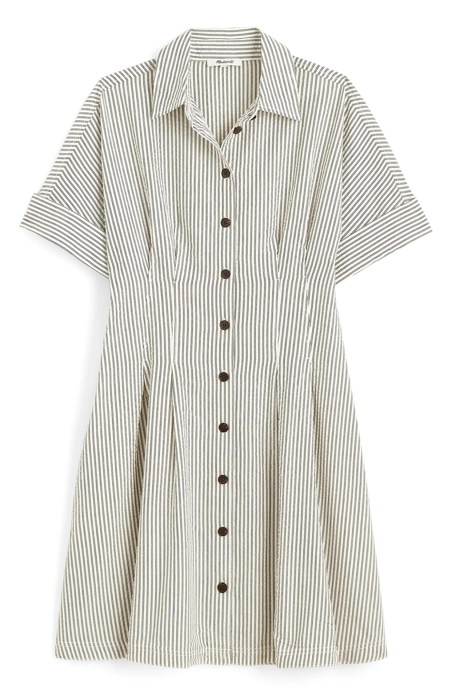The Perry Stripe Cotton Seersucker Mini Shirtdress | Nordstrom