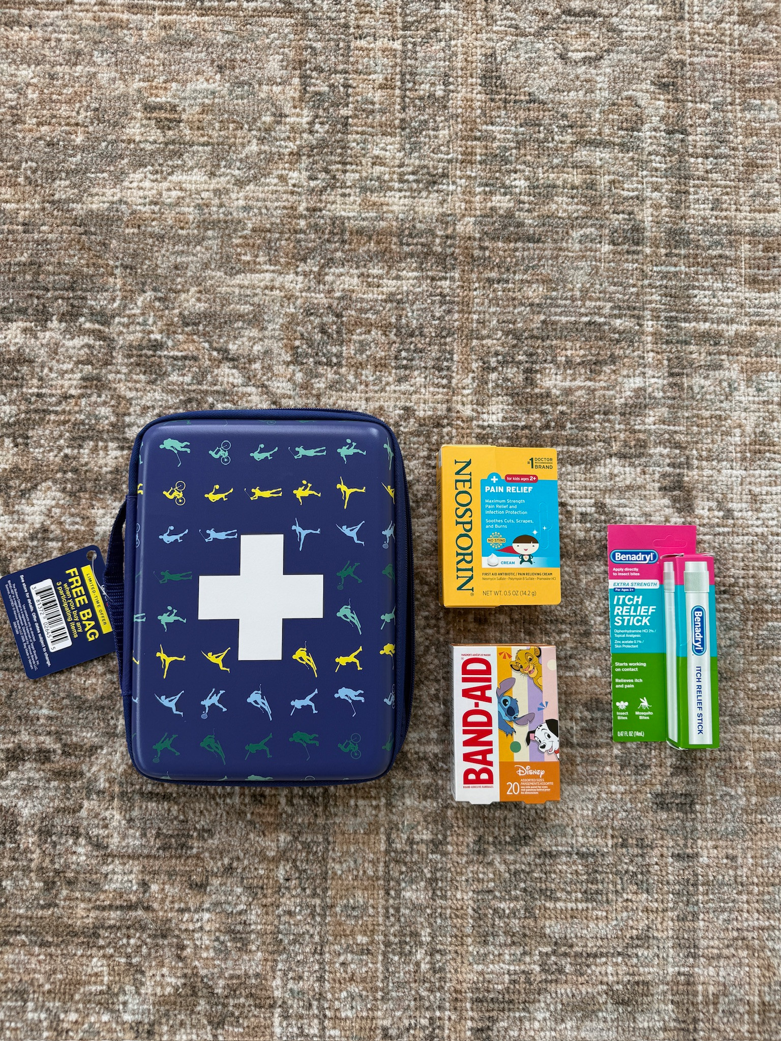 FREE first aid kit bag with a purchase of 3+ first aid items!!

first aid, first aid kit, target, kids first aid kit, travel essentials, travel kit, first aid travel kit, grace white 

 

#LTKmomlife #LTKSaleAlert #LTKKids